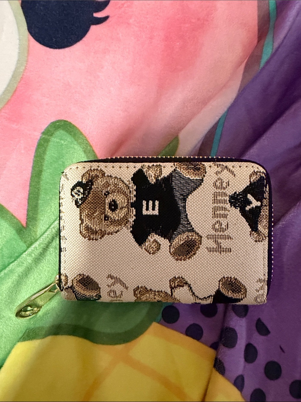 Henney bear Teddy Bear Zip Wallet